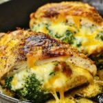 Broccoli Cheddar Stuffed Chicken