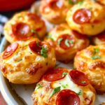 Cheesy Pepperoni Pizza Puffs