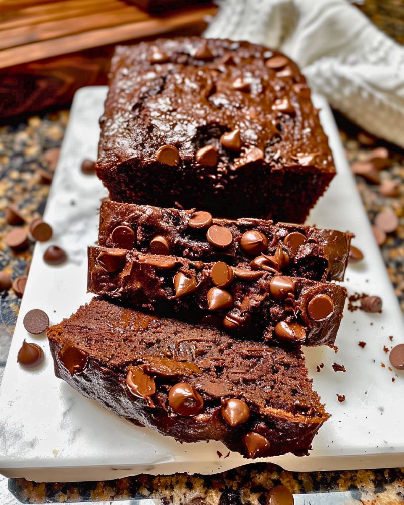 Double Chocolate Zucchini Bread