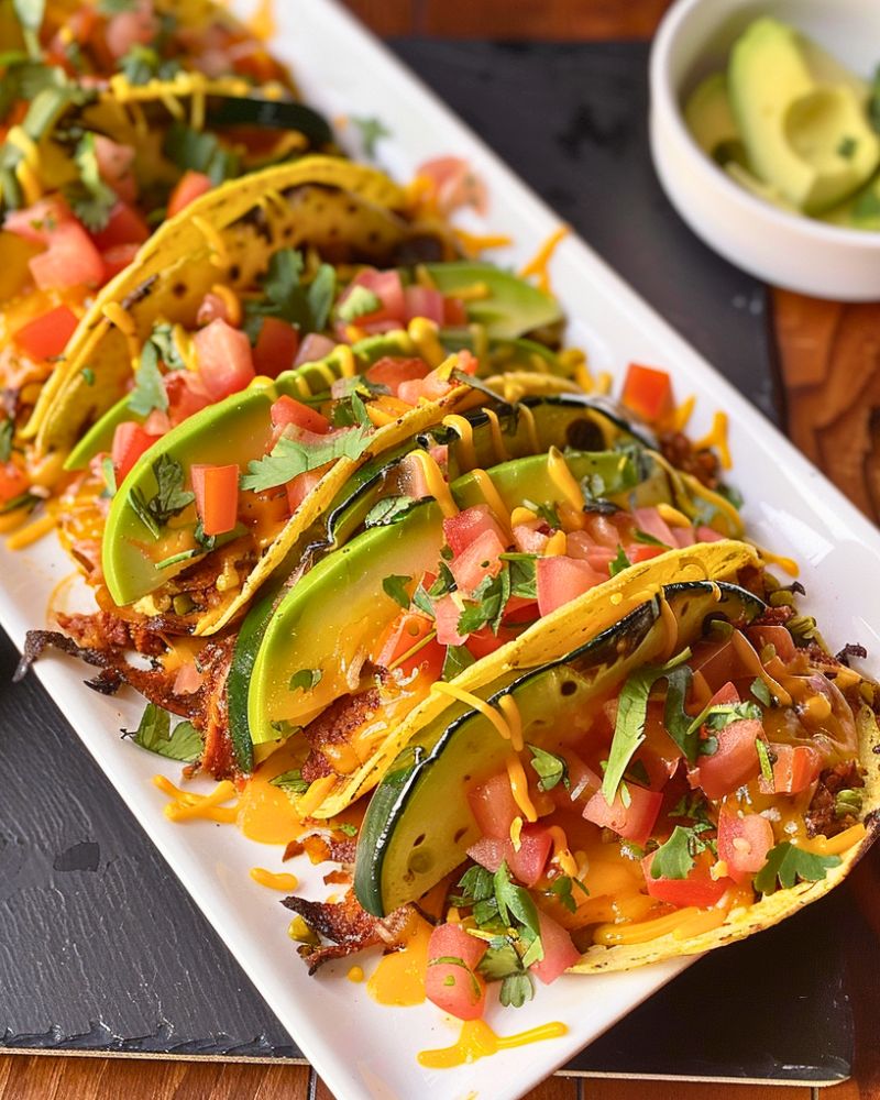 Zucchini Taco Shells