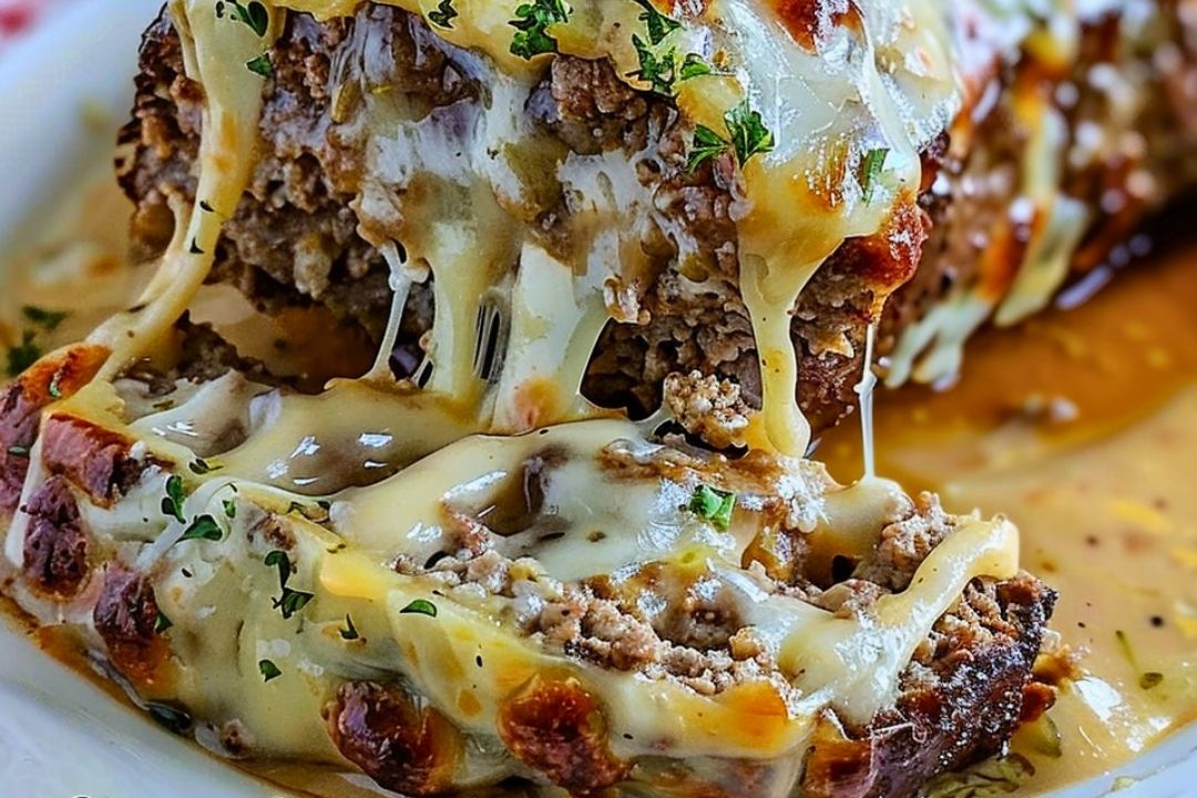 Philly Cheesesteak Meatloaf  | Easy Dinner, Family-Friendly, Oven-Baked