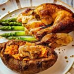 Herb-Roasted Whole Chicken with Cinnamon Vanilla Sweet Potatoes 🍗 | Gluten-Free, Flavor-Packed Dinner