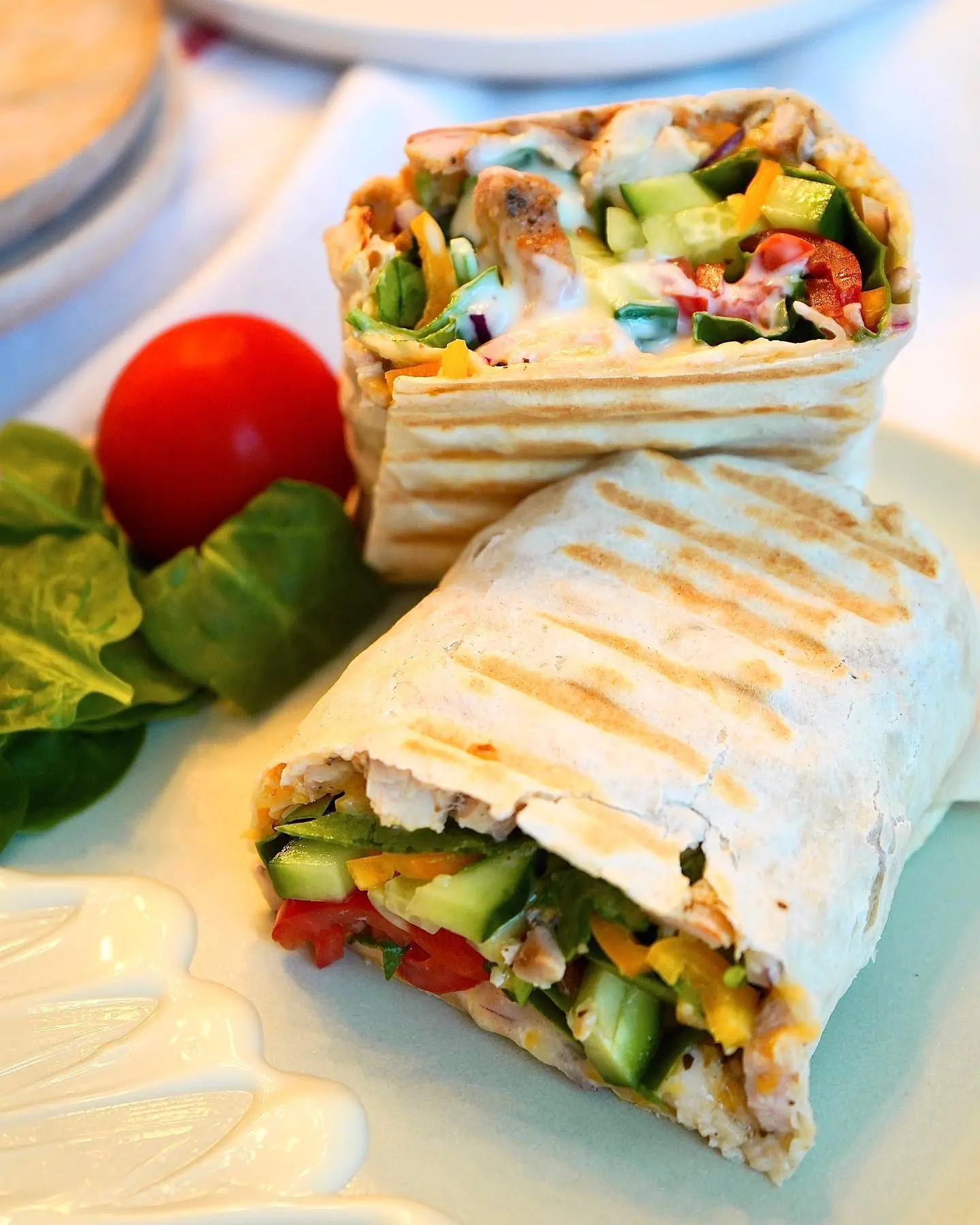 Creamy Turkey Veggie Wraps with Crispy Grilled Finish