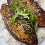 Roasted Miso Glazed Eggplant with Sesame and Scallion — A Sweet, Savory, and Umami-Packed Side Dish