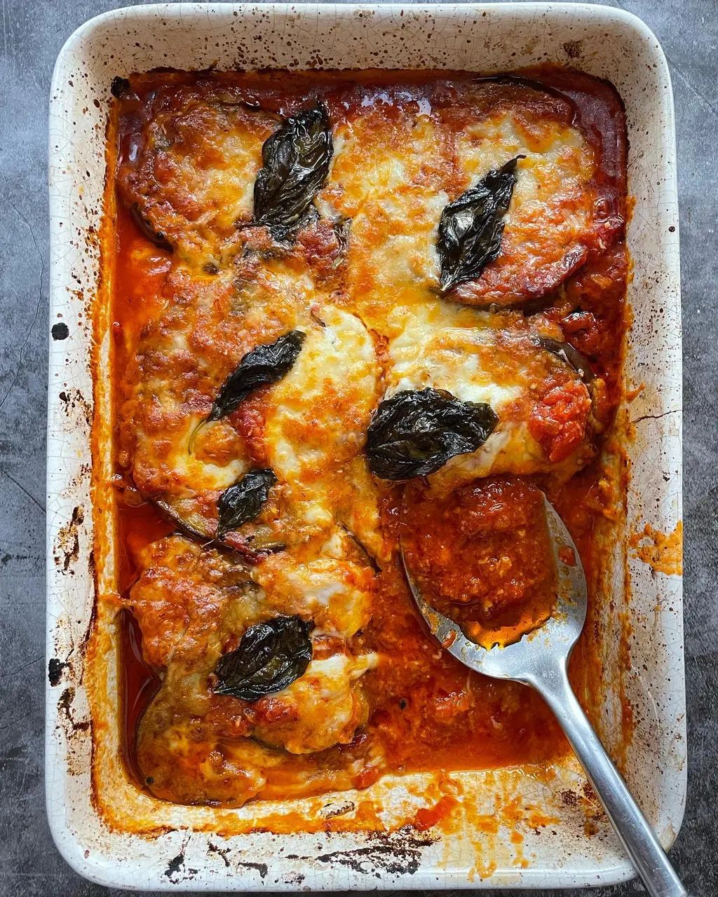 Ultimate Baked Eggplant Parmigiana – Layers of Melty Cheese, Basil & Tomato Bliss