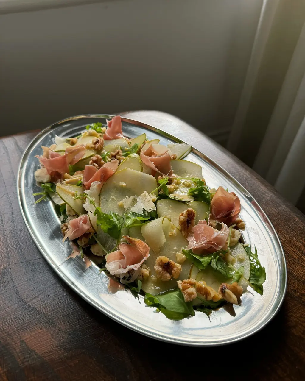 Autumn Pear & Blue Cheese Salad with Maple Vinaigrette — Easy Elegant Weeknight Salad