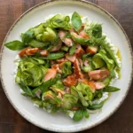 Hot-Smoked Salmon & Zucchini Ribbon Salad with Herby Ricotta — Light, Crunchy Summer Starter