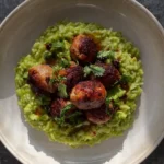 Fragrant Garlic-Chili Chicken Meatballs with Coriander-Ginger Rice — Quick Weeknight Dinner