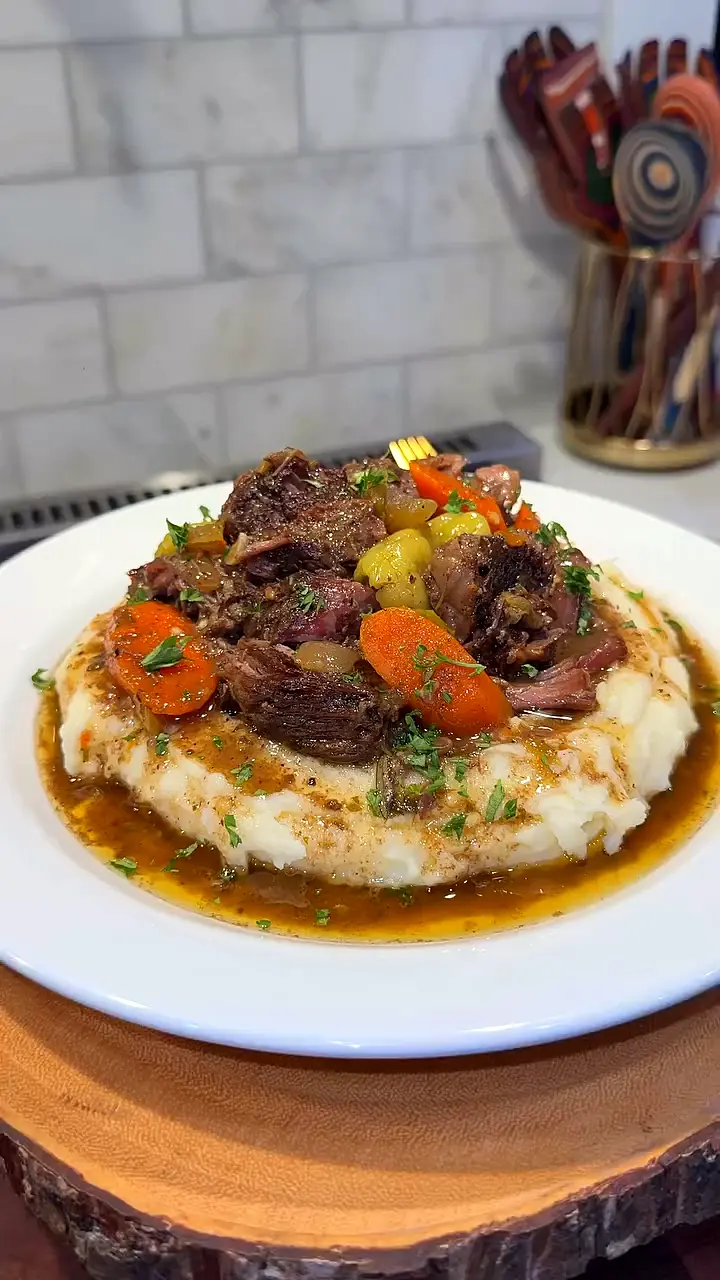 Mississippi Pot Roast with Pepperoncini and Rich Slow Cooker Gravy