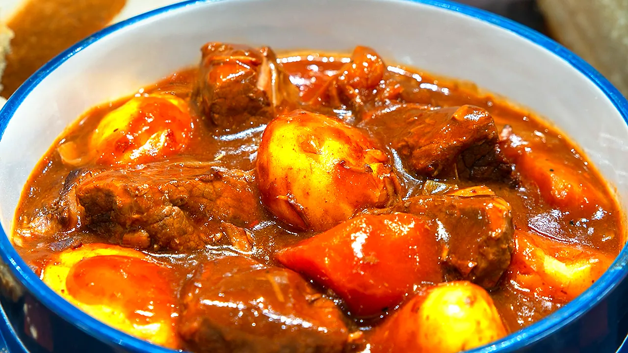 Slow Cooker Beef Stew with Potatoes and Root Vegetables